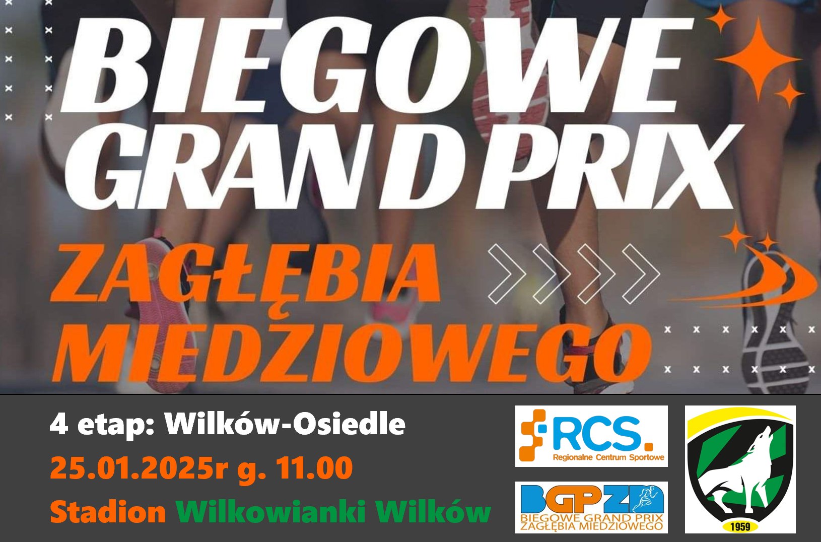 a poster with text and white text